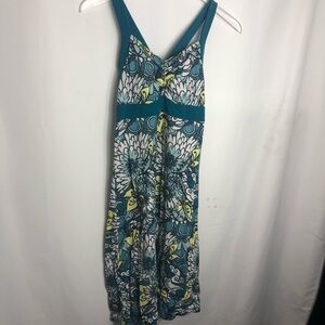 Prana Floral Knit Dress size xs 0762
